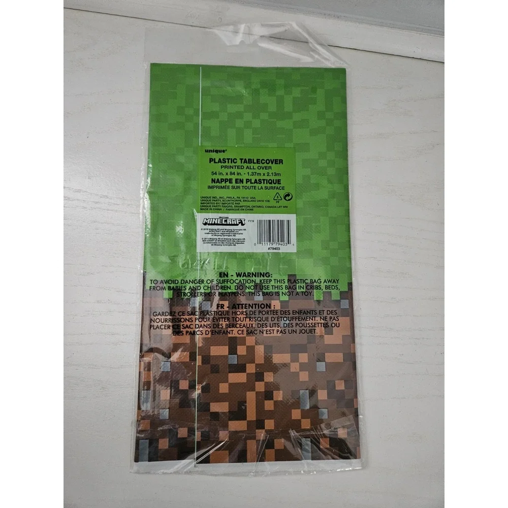 2018 Minecraft Birthday Party Decorations And Supplies Lot New In Packages‎